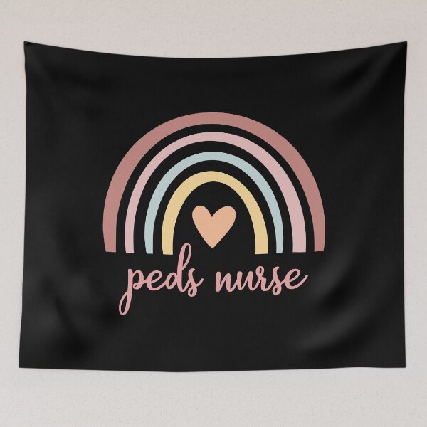 Item preview, Peds Nurse I - Boho Rainbow designed and sold by Lemon Pepper.