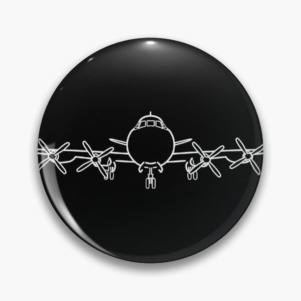 Item preview, Vickers Viscount 1950s classic aircraft white outline graphic designed and sold by soitwouldseem.