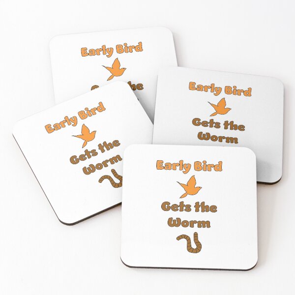 Item preview, Early Bird Gets the Worm! designed and sold by BullishGraphics.