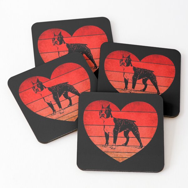 Artikelvorschau, Pitbull-Valentinstag, Vintage-Herz-Sonnenuntergang entworfen und verkauft von ACC .