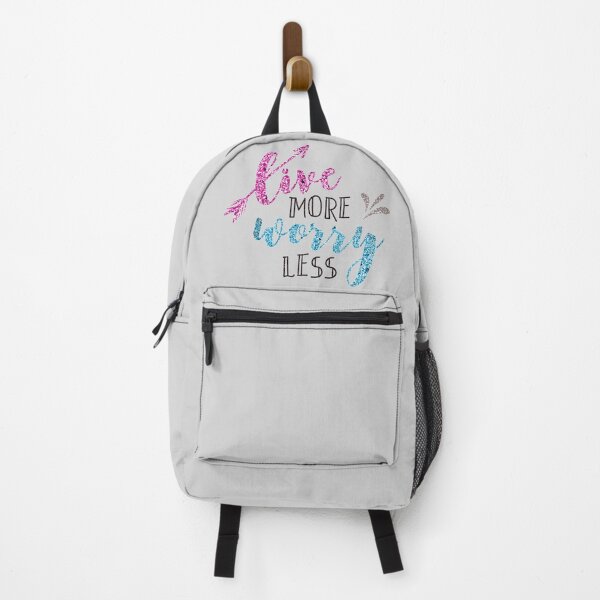 Item preview, “Live More, Worry Less” designed and sold by FarmersCottage.