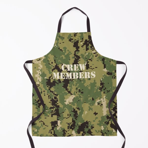 Item preview, Marine Pattern (MARPAT), NWU typeIII AOR-2, digital camouflage pattern swatch. US. Marines, US.navy - text: CREW MEMBERS typographic designed and sold by NineJuly.