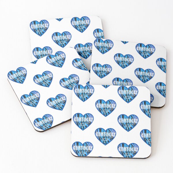 Item preview, Animal Print Blue Heart, Kentucky with Paw Prints designed and sold by OByD.
