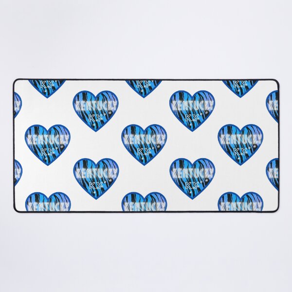 Item preview, Animal Print Blue Heart, Kentucky with Paw Prints designed and sold by OByD.
