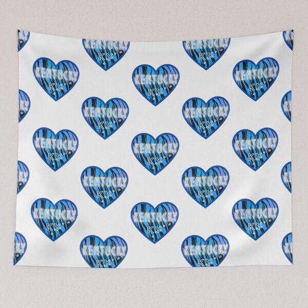 Item preview, Animal Print Blue Heart, Kentucky with Paw Prints designed and sold by OByD.