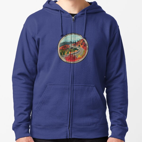 Blue Ridge Parkway- Viaduct Zipped Hoodie