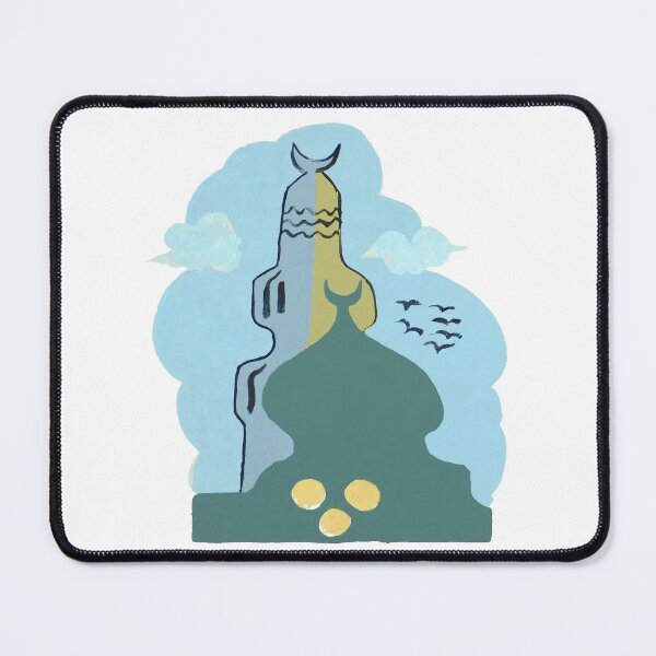 Item preview, Stylized Medina Mosque (1960s) - Luxor wall art designed and sold by art-of-egypt.
