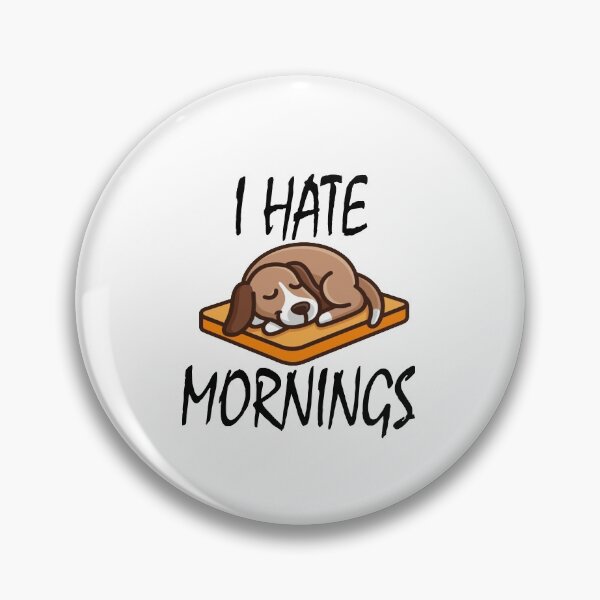 Item preview, I hate mornings Shirt | Sarcastic Shirt | Funny Sarcasm Tee | Sarcastic T-Shirt | Gift For Wife | Girlfriend Gift | Funny Shirts |  designed and sold by Anoirshop ⭐⭐⭐⭐⭐.