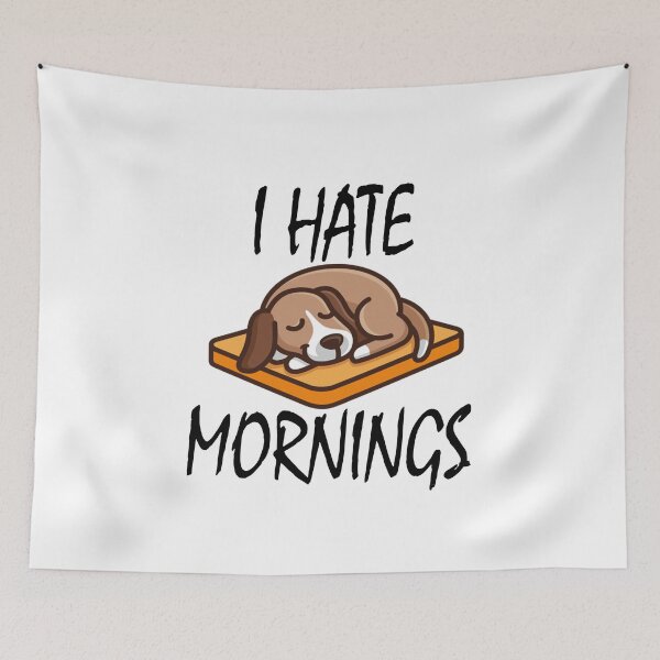 Item preview, I hate mornings Shirt | Sarcastic Shirt | Funny Sarcasm Tee | Sarcastic T-Shirt | Gift For Wife | Girlfriend Gift | Funny Shirts |  designed and sold by Anoirshop ⭐⭐⭐⭐⭐.