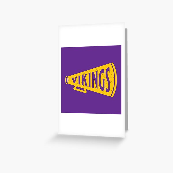 Minnesota Vikings Inspired Birthday Card Football Card MN 