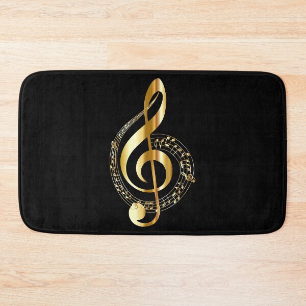 Item preview, Music Note Goldtone Treble Clef Musical Symbol designed and sold by ryanbrian.