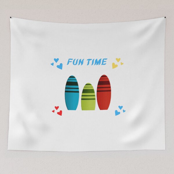 Item preview, fun time with surf board designed and sold by beautifulworld9.