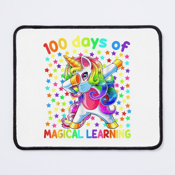 Item preview, 100 Days of Magical Learning Dabbing Unicorn Mask Teacher designed and sold by NevaehRey.