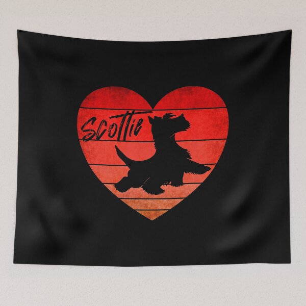 Item preview, Scottie Valentine, Vintage Heart Sunset  designed and sold by ACC .