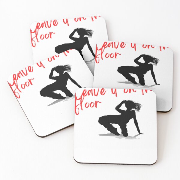 Item preview, Silhouette dancer - Leave it on the floor  Dance Design  Jazz  hip hop  break dance girl designed and sold by DonaldGaylord.