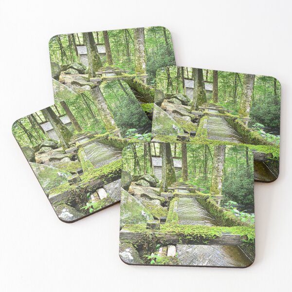 Item preview, Reagan Tub Mill At Roaring Fork  Stream Great Smoky Mountains Vertical designed and sold by LisaWootenPhoto.