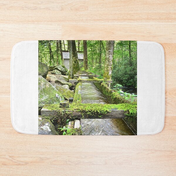 Item preview, Reagan Tub Mill At Roaring Fork  Stream Great Smoky Mountains Vertical designed and sold by LisaWootenPhoto.