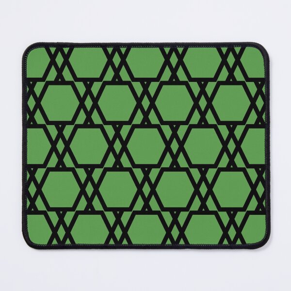 Item preview, Black and Green Tessellation Line Pattern 20 Pairs DE 2022 Trending Color Golf Course DE5601 designed and sold by ColorOfTheYears.