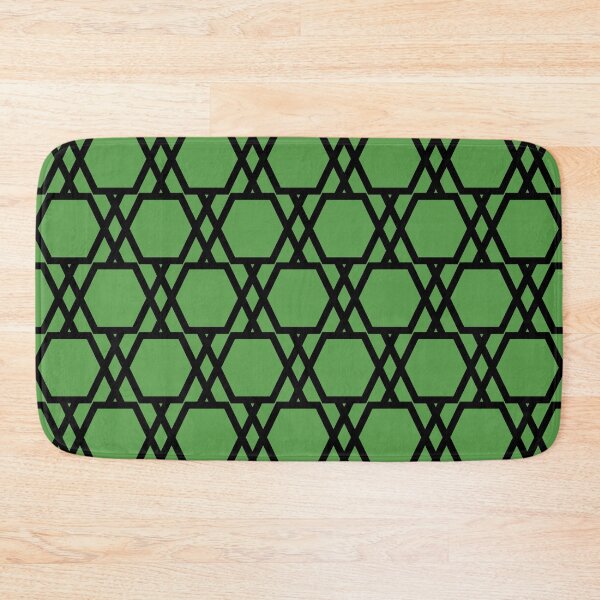 Item preview, Black and Green Tessellation Line Pattern 20 Pairs DE 2022 Trending Color Golf Course DE5601 designed and sold by ColorOfTheYears.