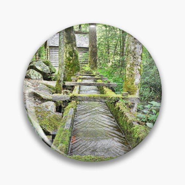 Item preview, Reagan Tub Mill At Roaring Fork  Stream Great Smoky Mountains  designed and sold by LisaWootenPhoto.