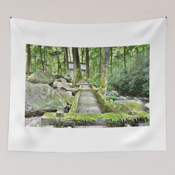 Item preview, Reagan Tub Mill At Roaring Fork  Stream Great Smoky Mountains  designed and sold by LisaWootenPhoto.