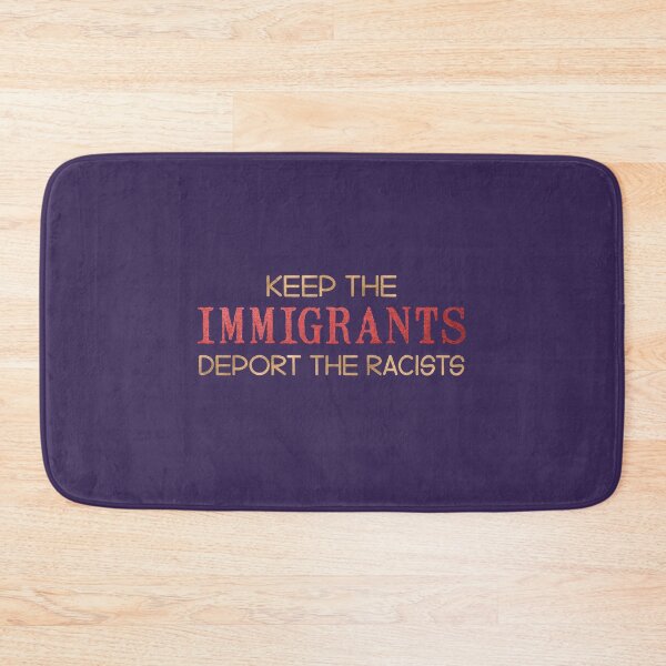 Item preview, Keep The Immigrants Deport The Racists designed and sold by Linenist.