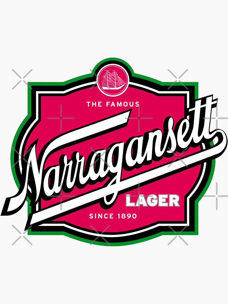 NARRAGANSETT Gansett Crush It Lik Quint STICKER decal craft beer brewing brewery 