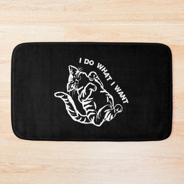 Item preview, Black Cat, I Do What I Want, Cat resting and relaxing designed and sold by InnaPo ⭐⭐⭐⭐⭐.