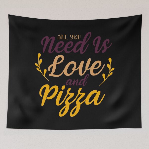 Item preview, Good People Eat Good Pizza - All You Need is Love and Pizza designed and sold by Deylinashop.