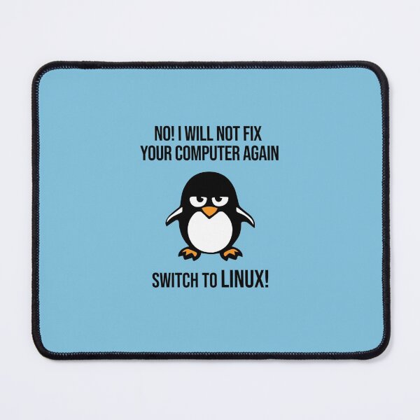 Item preview, Swith to Linux Angry Tux Penguin Sticker designed and sold by MatthiasKletti.