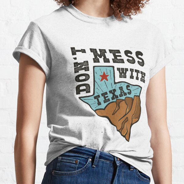 ilvms The Punch Dont Mess with Texas Rangers Women's T-Shirt