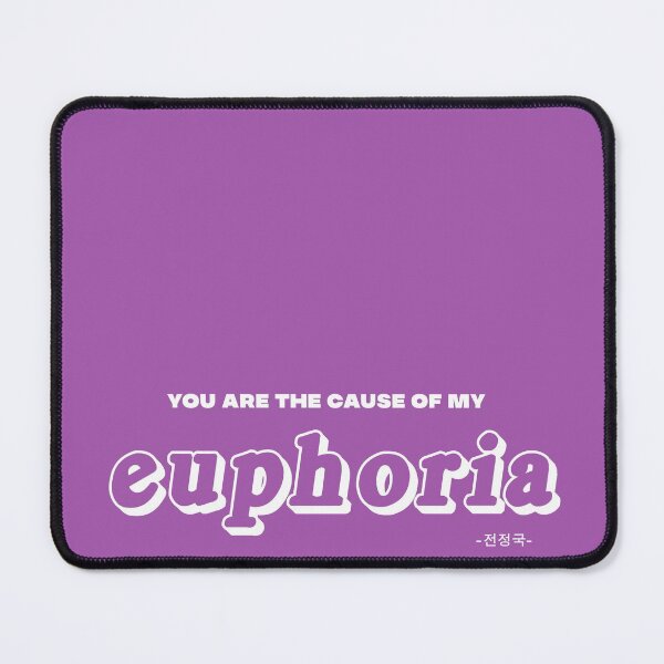 Item preview, You are the cause of my Euphoria - BTS Jeon Jungkook Song designed and sold by Kdramaspot.
