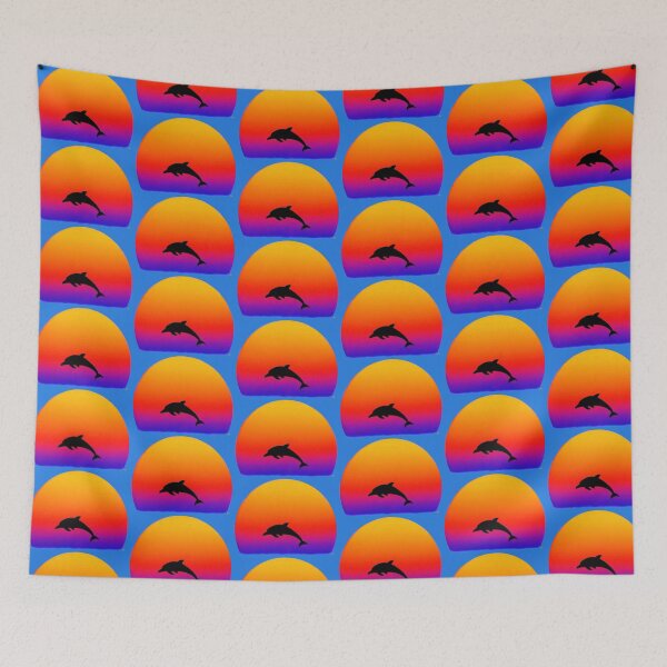 Item preview, Sunset Dolphin designed and sold by Fin Bay Designs.