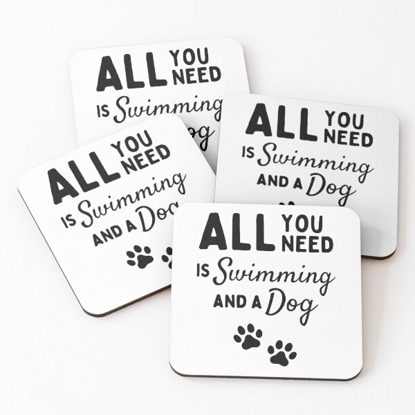 Item preview, All you need is swimming and a dog designed and sold by TheGreenGoat.