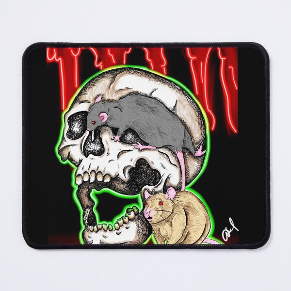 Item preview, Skull with rats designed and sold by GlacialGothique.