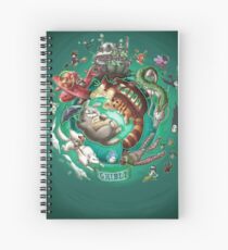 Ghibli Tribute Spiral Notebook