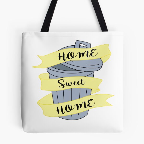 Item preview, home sweet home trash can  designed and sold by neanderjane.