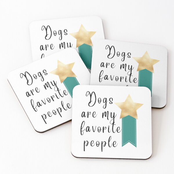 Item preview, Dogs are my favourite people - Funny And Cute Quotes designed and sold by Designspot2020.