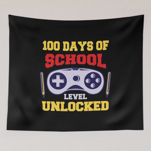 Item preview, 100 Days of School Gaming Apparel Teacher and Student Gamer designed and sold by NevaehRey.