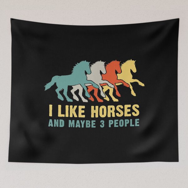 Item preview, I Like Horses and Maybe 3 People designed and sold by larryscott84.