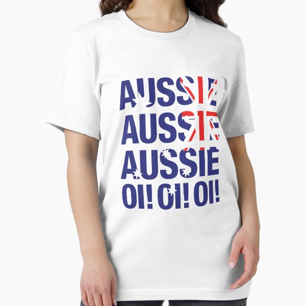 Vista previa del artículo con la obra «Australiano Australiano Australiano Oi! ¡Oye! ¡Oye!», diseñado y vendido por allthingspass.