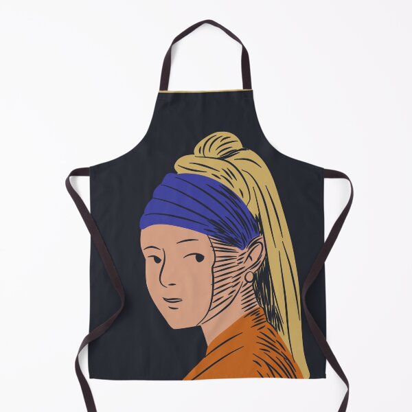 Item preview, girl with a pearl earring designed and sold by PotluckPrints.