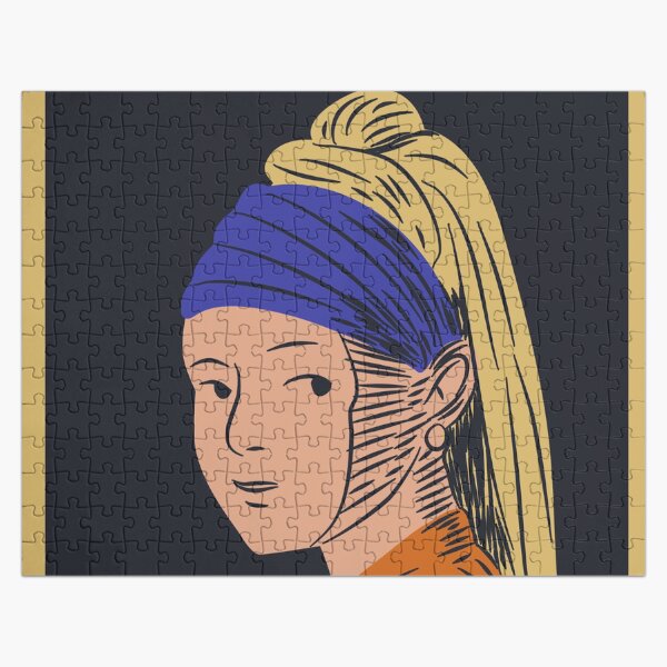 girl with a pearl earring Jigsaw Puzzle