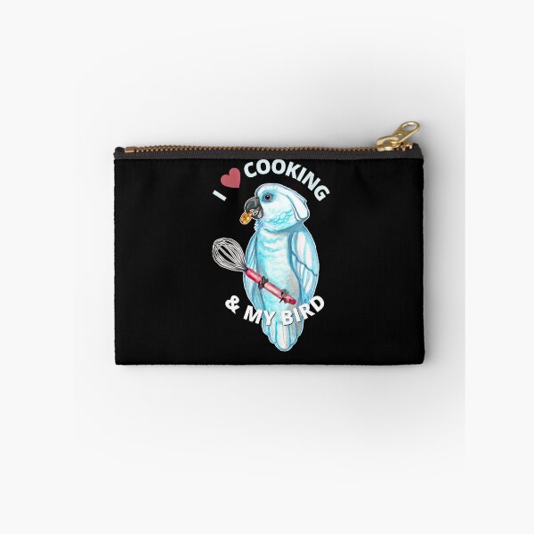 Item preview, I Love Cooking and My Bird Umbrella Cockatoo Watercolor designed and sold by Ivy Lily Art.