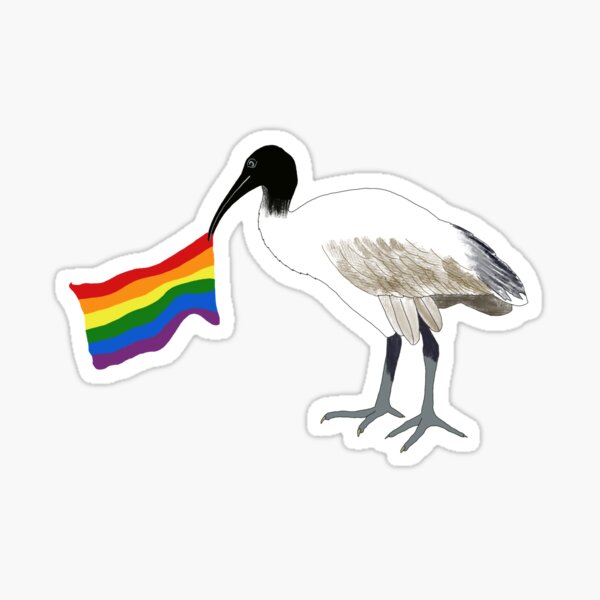 Pride Bin Chicken Sticker