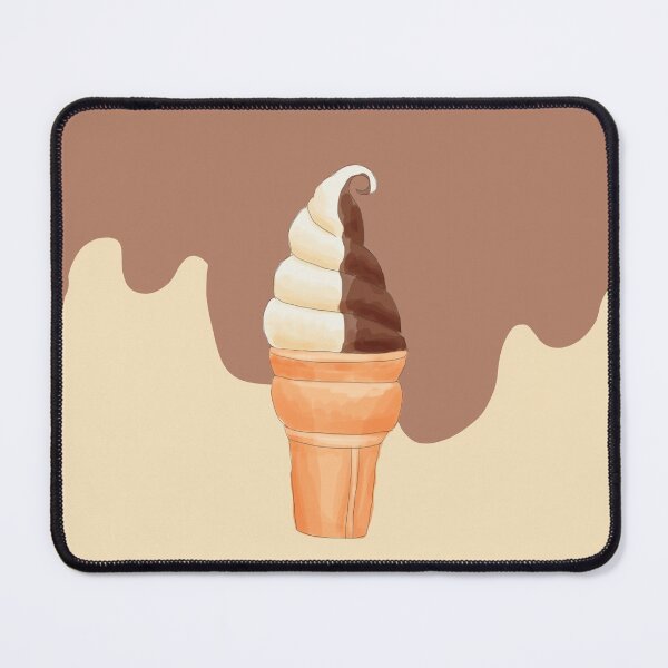 Item preview, Long Vanilla and Chocolate Ice Cream Cone designed and sold by Sheridan T.