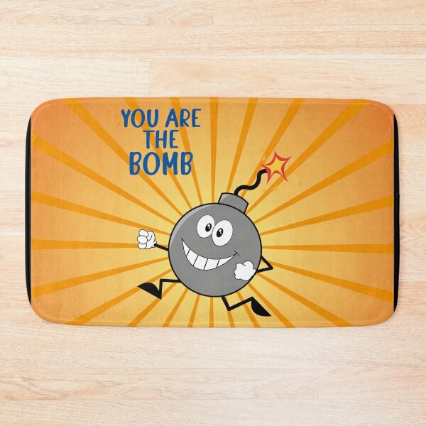 Item preview, You are the bomb, drawing of a bomb with orange background designed and sold by Martapp.