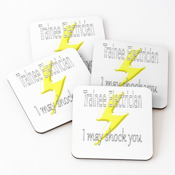 Item preview, Trainee Electrician designed and sold by CottagePop.