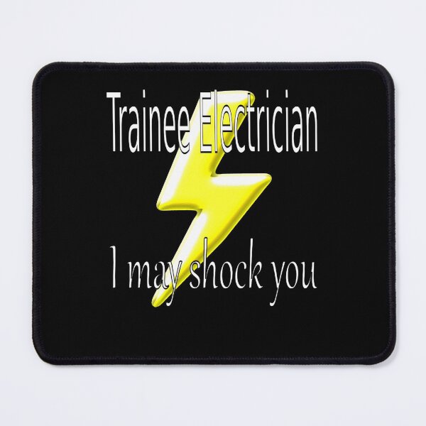 Item preview, Trainee Electrician designed and sold by CottagePop.