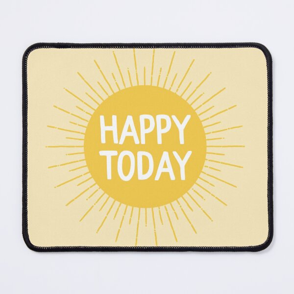 Item preview, Happy Today Yellow Sun Positivity Quote designed and sold by blueskywhimsy.